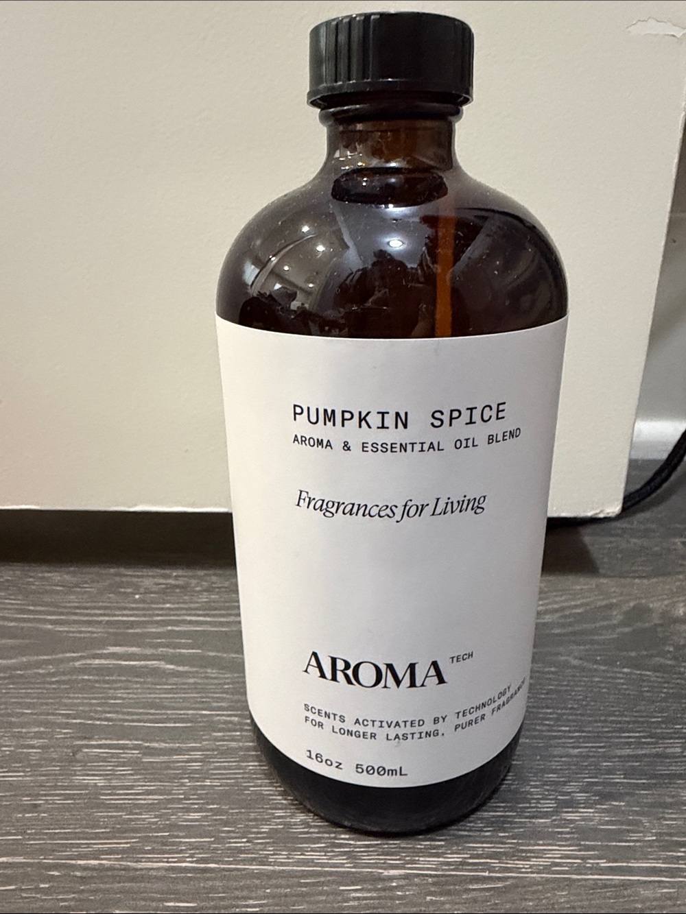 Aroma Home Pumpkin Spice Brown and White Essential Oil Blend
